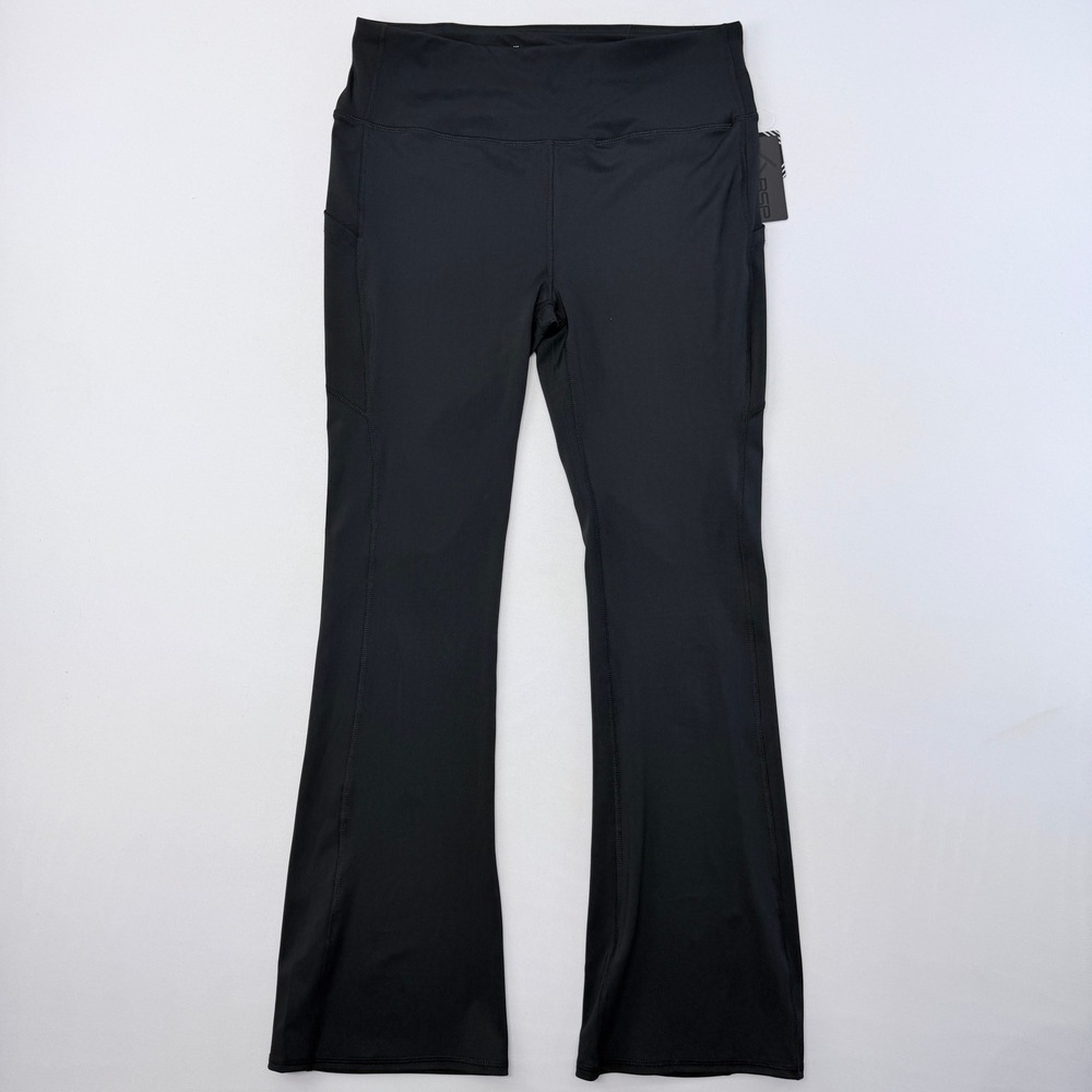 BSP Better Sports Performance Black Flare Yoga Pants with Media Pockets XL